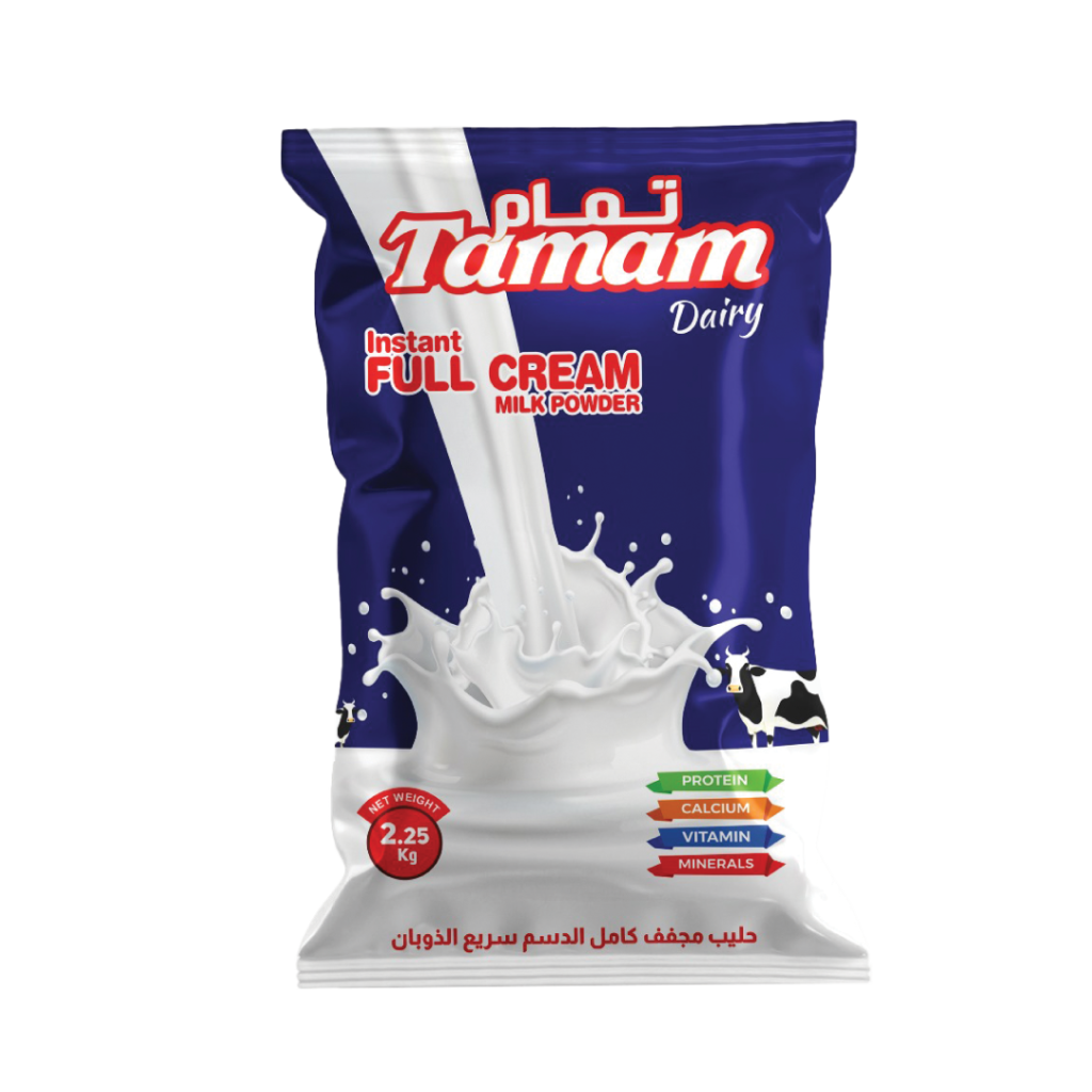 Full Cream Milk Powder 2.25kg Tamam